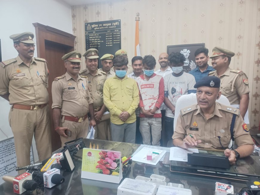 डीसीपी पूर्वी क्राइम टीम एवं पीजीआई पुलिस ने की तीन वांछित अभियुक्त की गिरफ्तारी