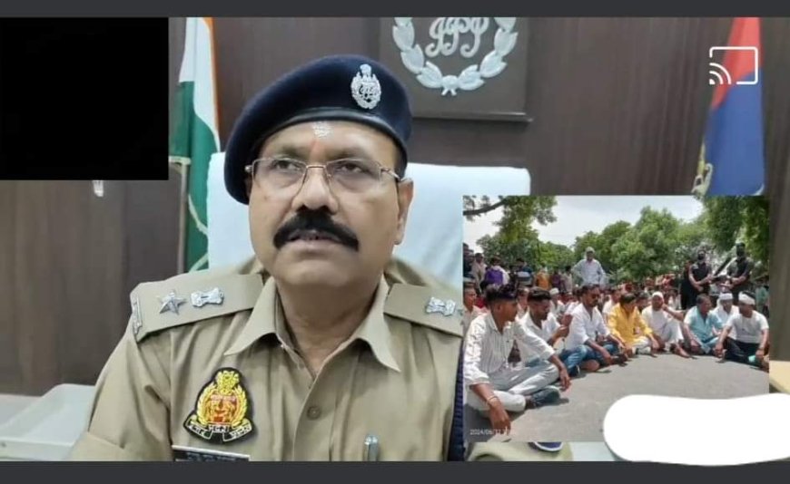 प्रदर्शन कारियों पर पुलिस ने जमकर किया लाठी चार्ज,समाजसेवी राजवर्धन सिंह को किया गिरफ्तार