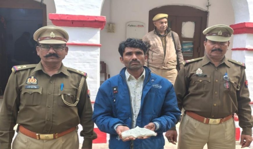 तमंचे संग घूम रहे युवक को मलिहाबाद पुलिस ने किया गिरफ्तार